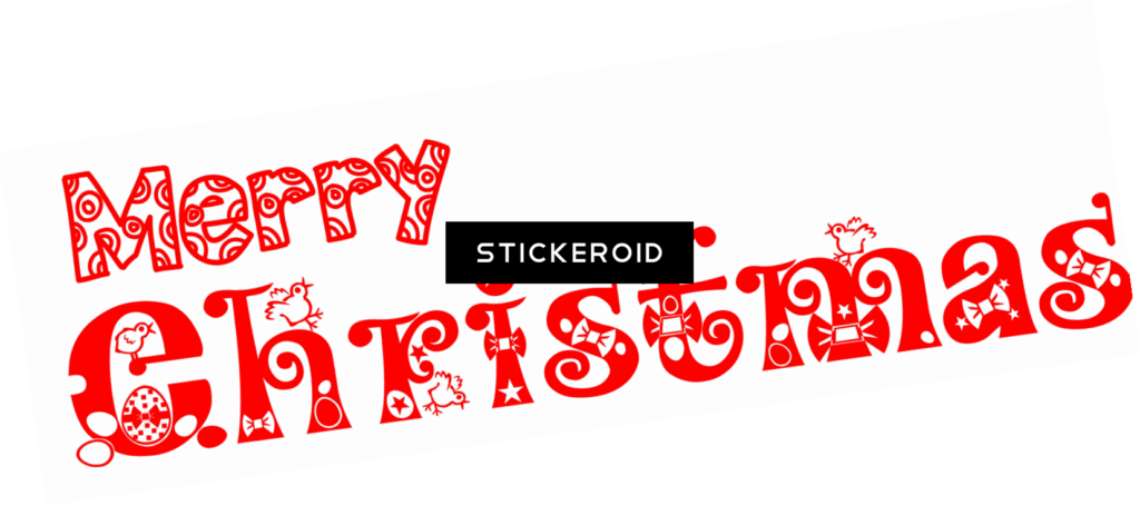 Vibrant Merry Christmas Wallpaper with Bold Text & Festive Patterns