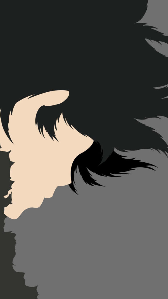 Vibrant Mob Psycho 100 Wallpaper: Minimalist Art Design