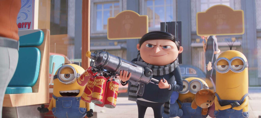 Young Gru & Minions: Vibrant Wallpaper from The Rise of Gru