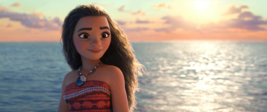 Vibrant Moana Wallpaper: Ocean Sunset Adventure Background