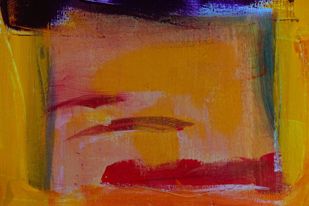 Vibrant Modern Abstract Canvas Wallpaper with Rich Colors