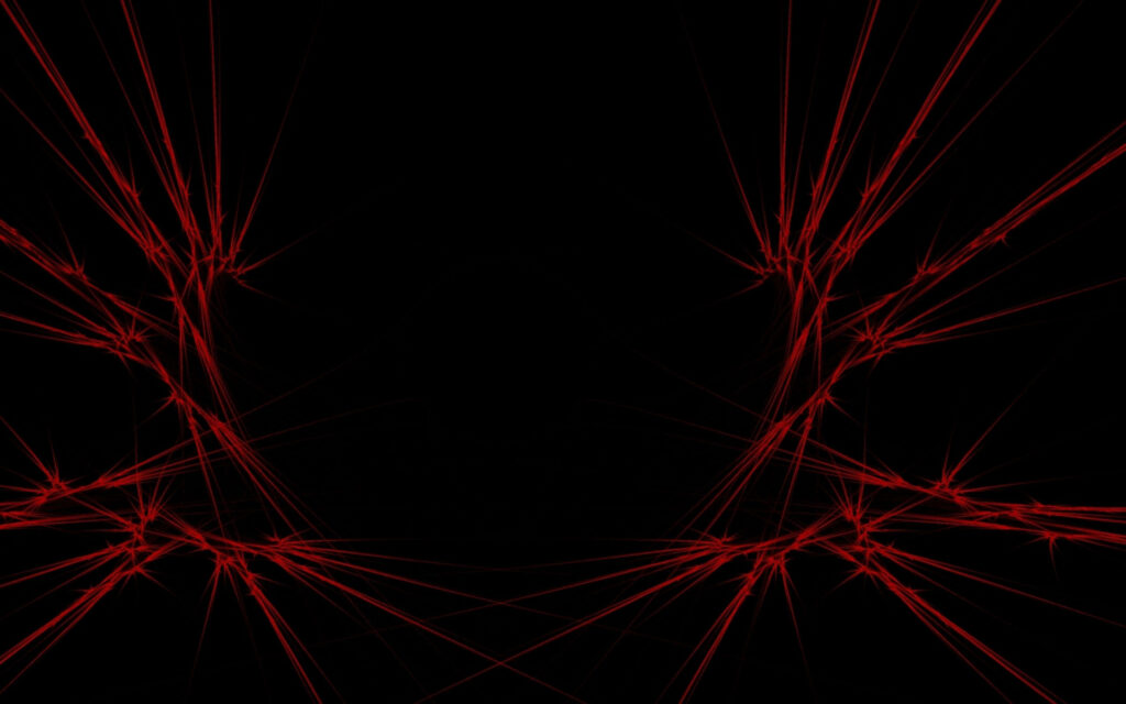 Chic Elegance: A Dynamic Fusion of Deep Red and Black Abstract Tones Creates a Vibrant Modern Background Wallpaper