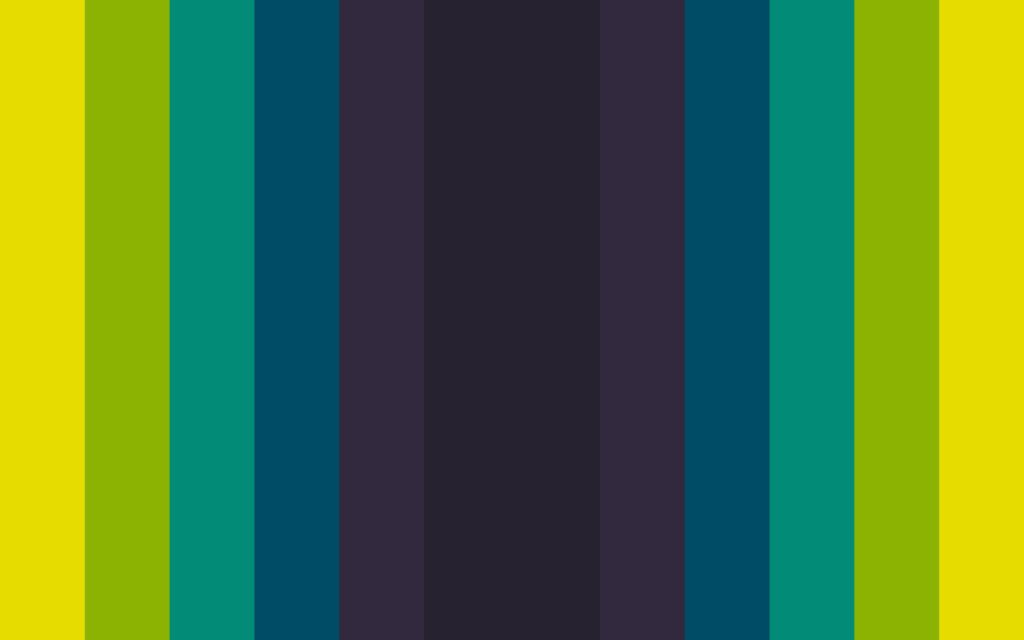 Modern minimalist wallpaper with vibrant vertical stripes in yellow lime green navy and dark teal gradient