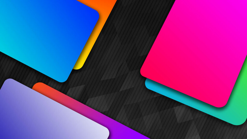 Vibrant Modern Wallpaper: Colorful Rectangles on Geometric Background