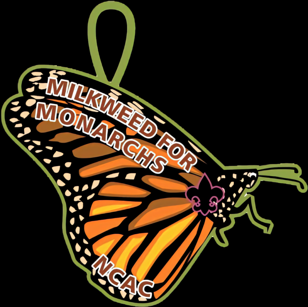 Vibrant Monarch Butterfly Wallpaper - Milkweed for Monarchs Design