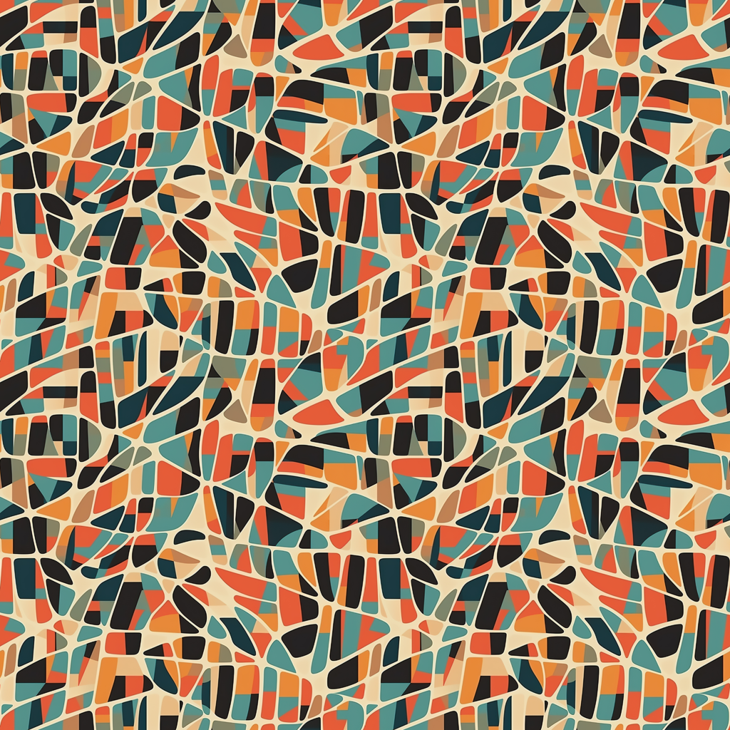 Vibrant Mosaic Wallpaper - Intricate Abstract Background Design
