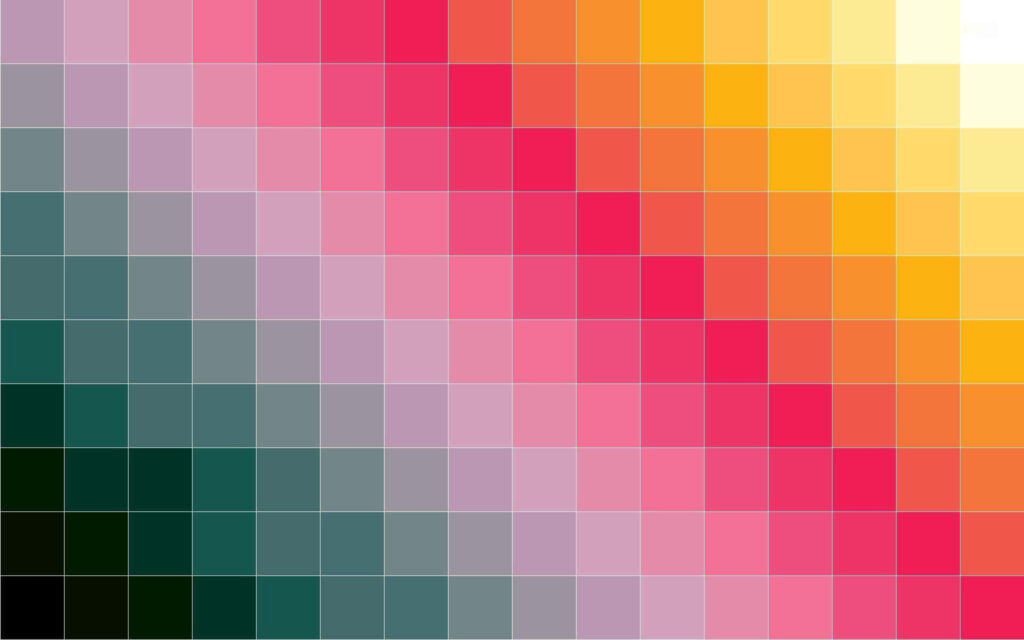 Dynamic Gradient Mosaic Wallpaper: Vivid Colorful Background Design