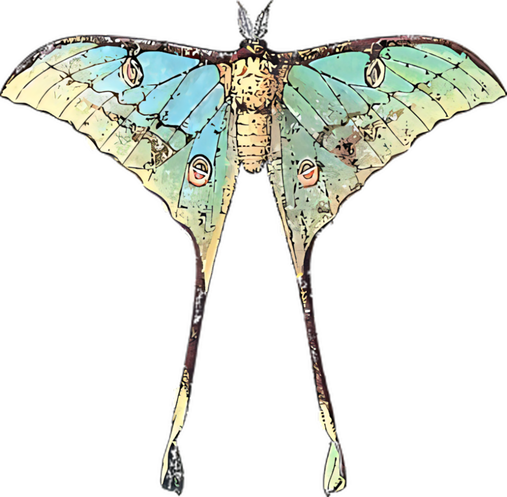 Vibrant Moth Wallpaper: Striking Colors & Nature's Beauty Background