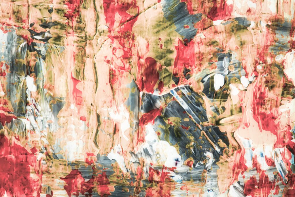 Vibrant Abstract Wallpaper: Multicolored Paints & Stains Background