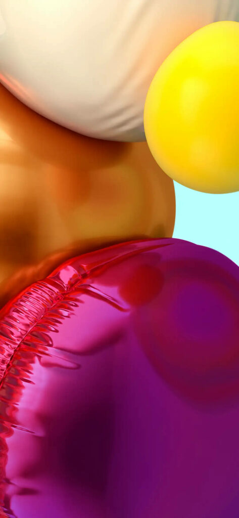 Vibrant Balloon Wallpaper for Samsung A71 - Bright Pastel Background