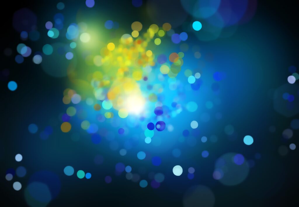 Vibrant Multi-Colored Circles Wallpaper - Dynamic Dark Background