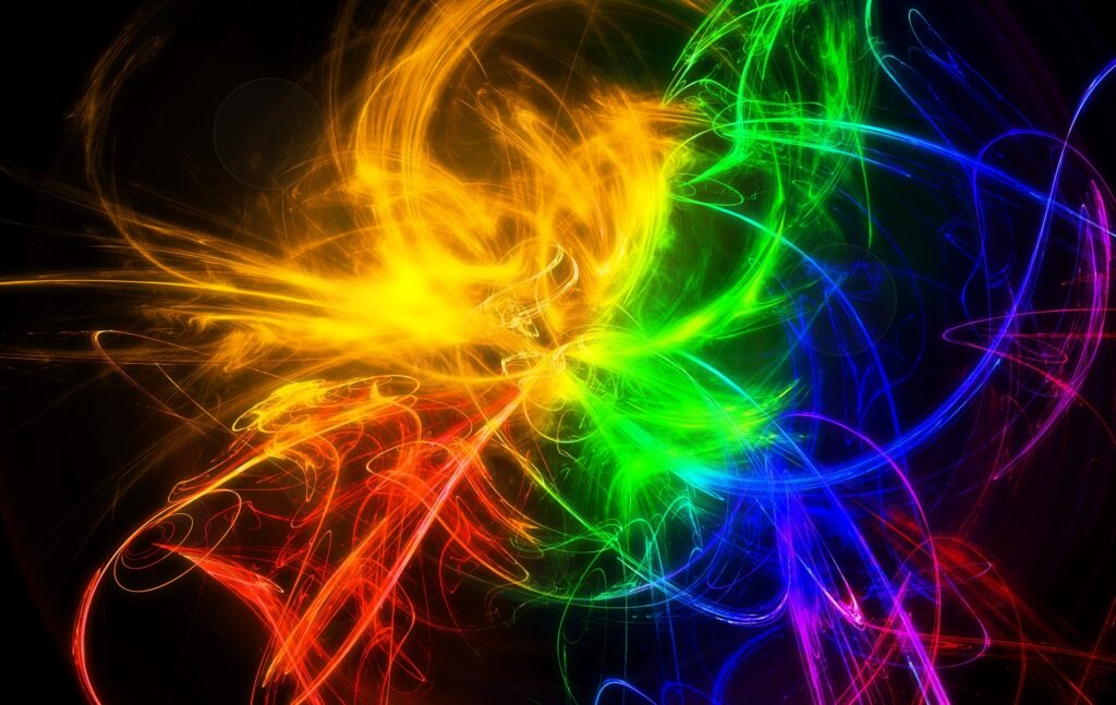 Vibrant Multi-Colored Smoke Wallpaper - 1900x1200 Background