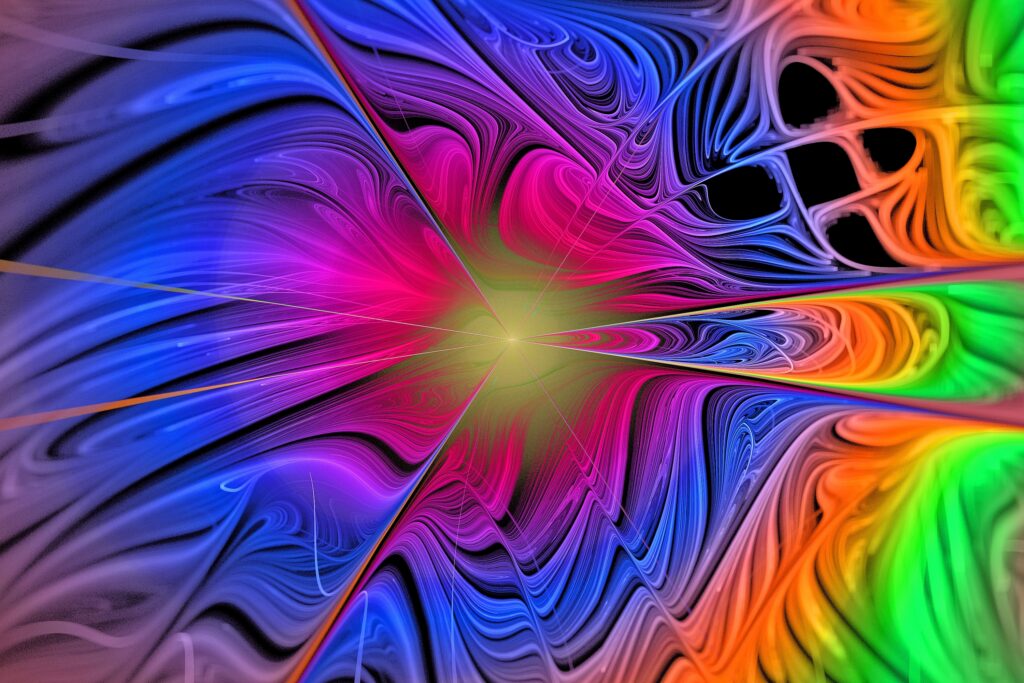 Vibrant Multi-Colored Wavy Lines Wallpaper - 3000x2000 Background
