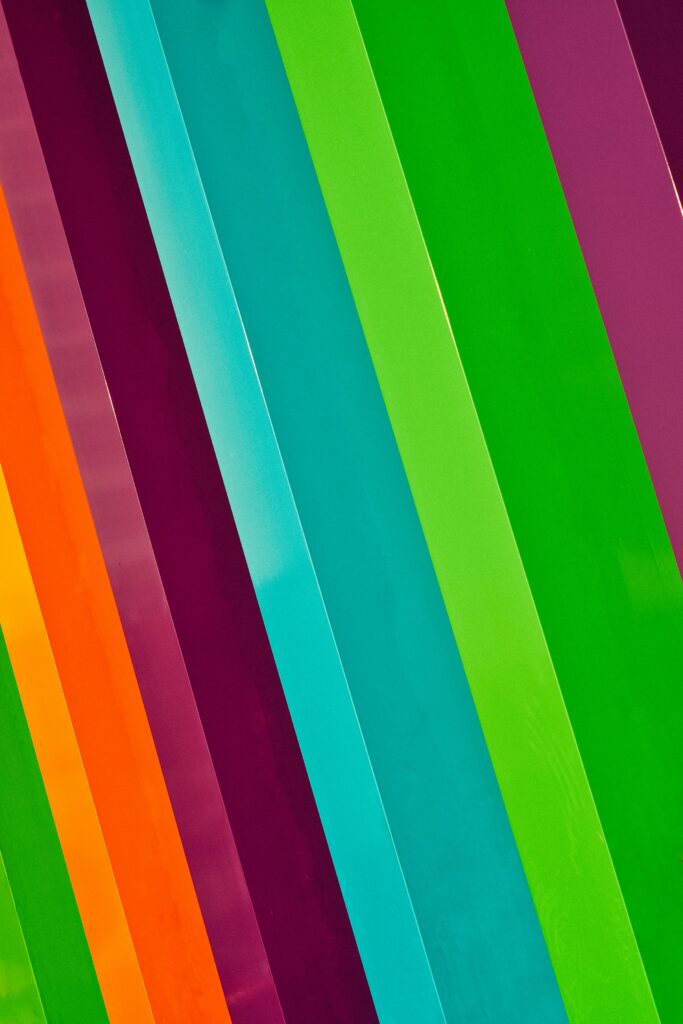 Vibrant Diagonal Stripes Wallpaper in Bright Colors - 2400x3600 Background