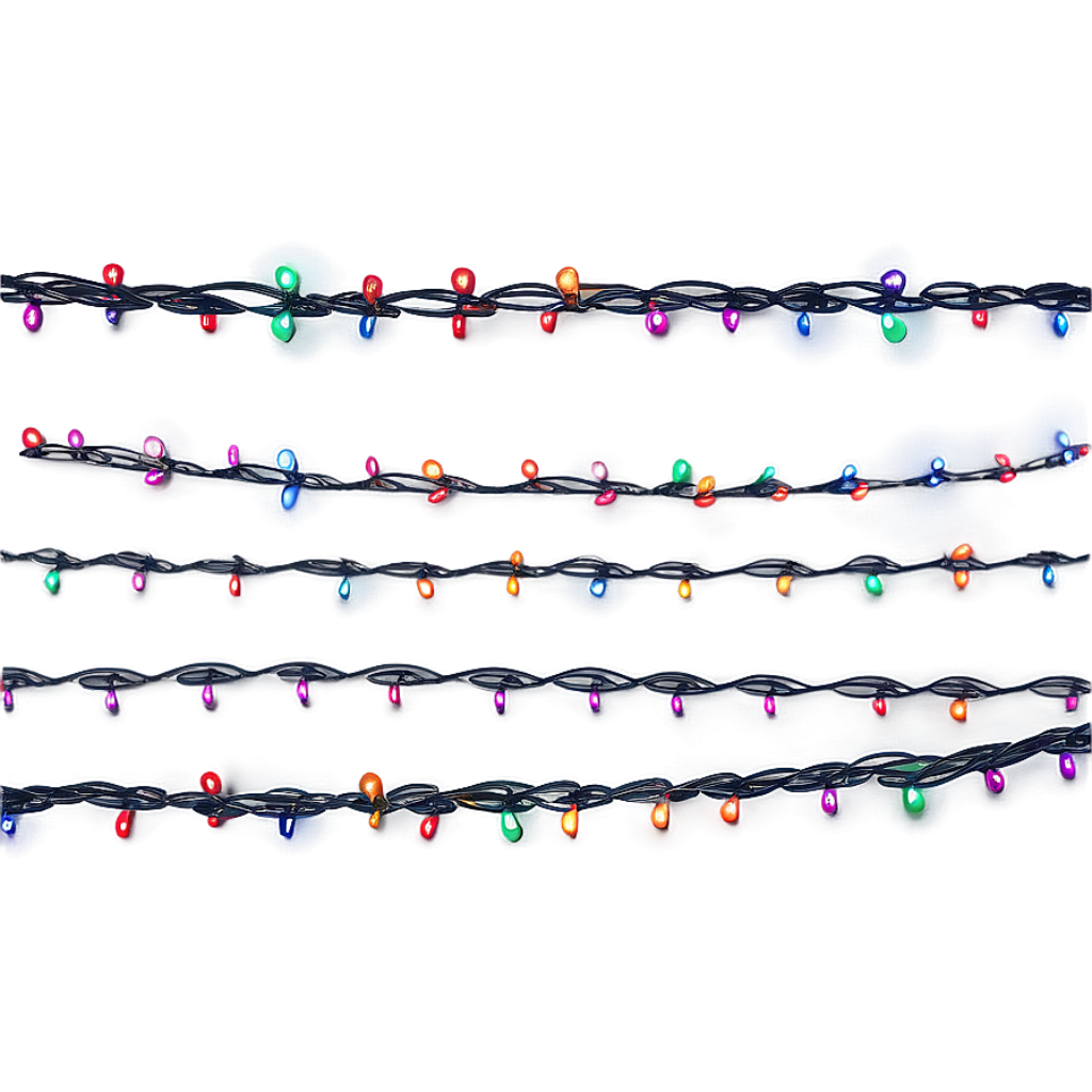 Vibrant Multicolored Christmas Lights Wallpaper on Dark Background