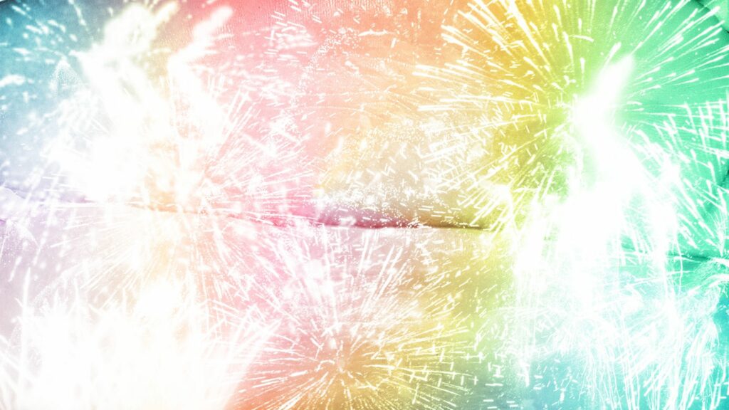 Vibrant Multicolored Fireworks Wallpaper - 1920x1080 Background