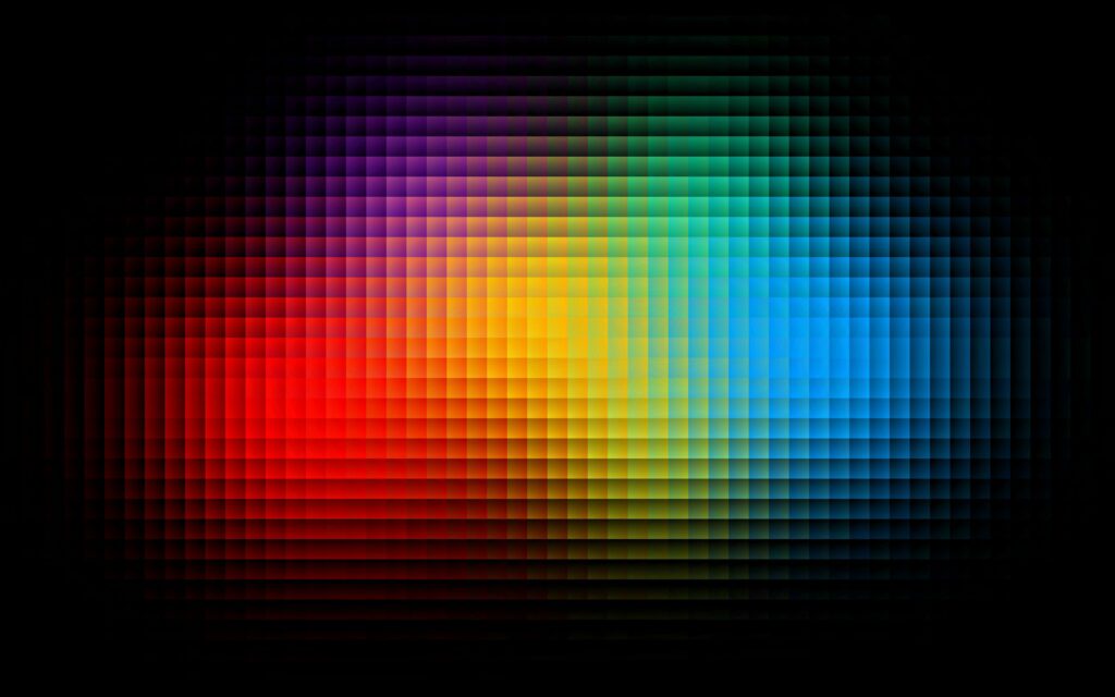 Vibrant Multicolored Grid Wallpaper - Glossy Abstract Background