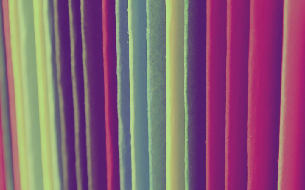 Vibrant Abstract Wallpaper with Soft Multicolored Vertical Strips