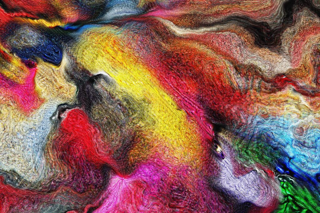 Vibrant Abstract Watercolor Stains Wallpaper - 3000x2000 Background