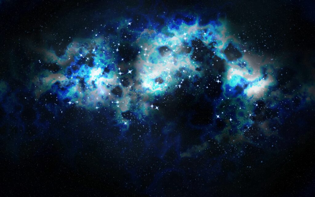 Vibrant Nebula Wallpaper - High-Resolution Abstract Cosmic Background