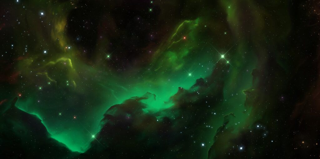Vibrant Nebula Wallpaper: Ethereal Abstract Celestial Background