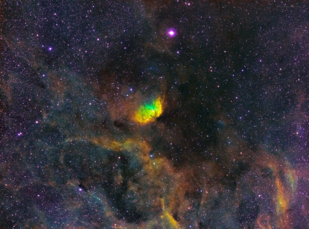 Vibrant Nebula Wallpaper: Stunning Cosmic Scene with Stars