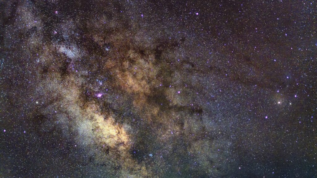 Vibrant Nebula Wallpaper: Mesmerizing Galaxy and Starry Background