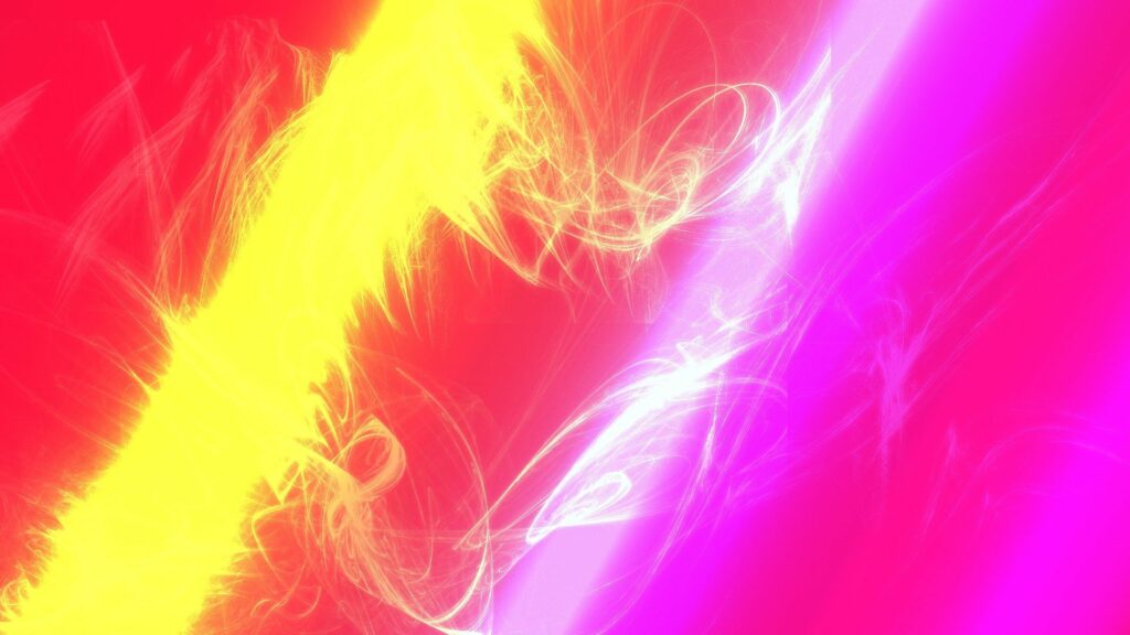 Vibrant Abstract Neon Rays Wallpaper - 1920x1080 Background