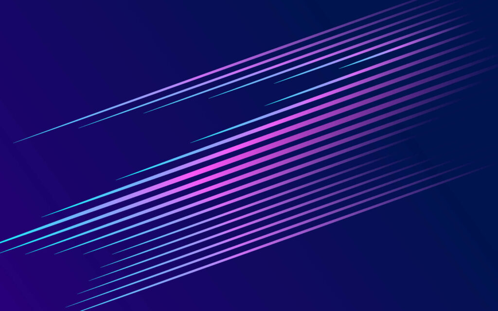 Vibrant Neon Abstract Wallpaper with Movement and Depth