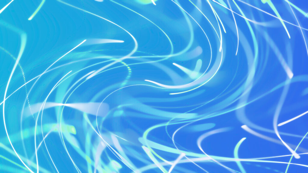 Vibrant Neon Blue Abstract Wallpaper - Dynamic Screen Background