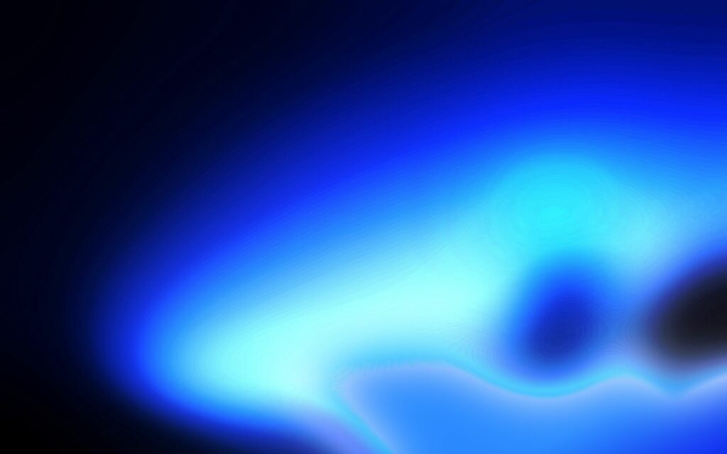 Vibrant Neon Blue Abstract Wallpaper - Dynamic Luminous Background