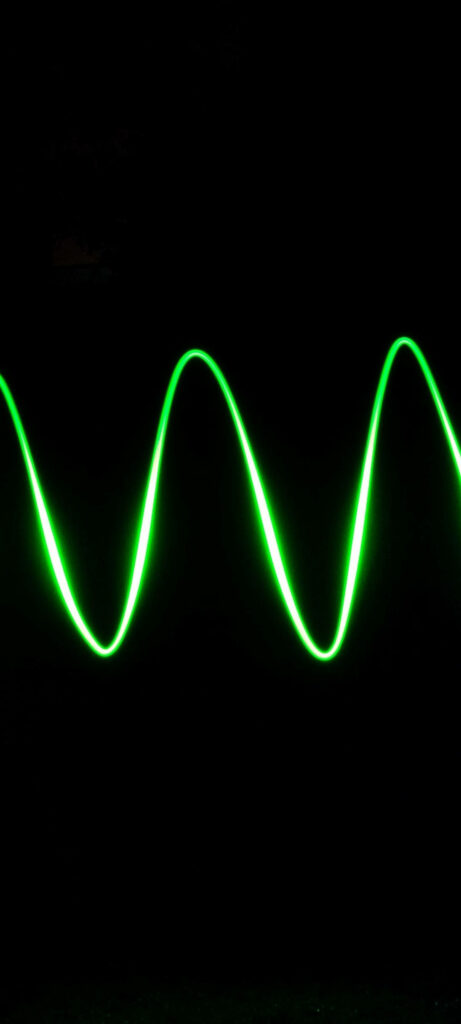 Vibrant Neon Green Wave: Mesmerizing Redmi Note 10 Background Wallpaper