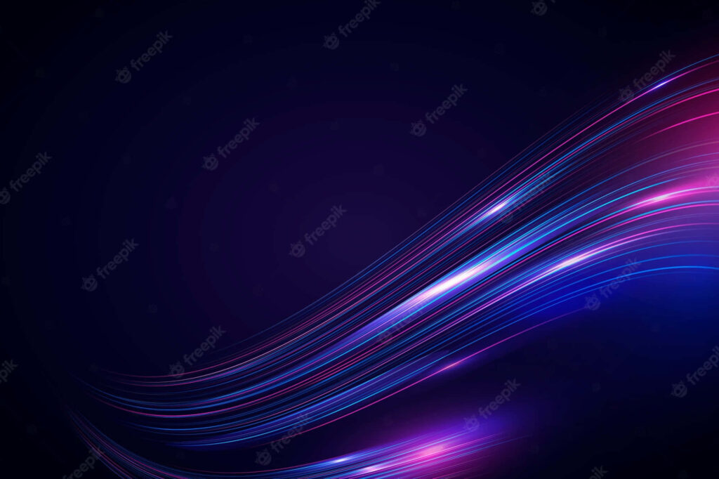 Vibrant Neon Abstract Wallpaper: Dynamic Streaks in Purple, Pink & Blue