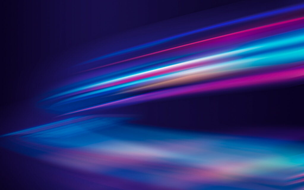 Glowing Trails: A Vibrant Neon Journey into Abstract Dimensions Wallpaper