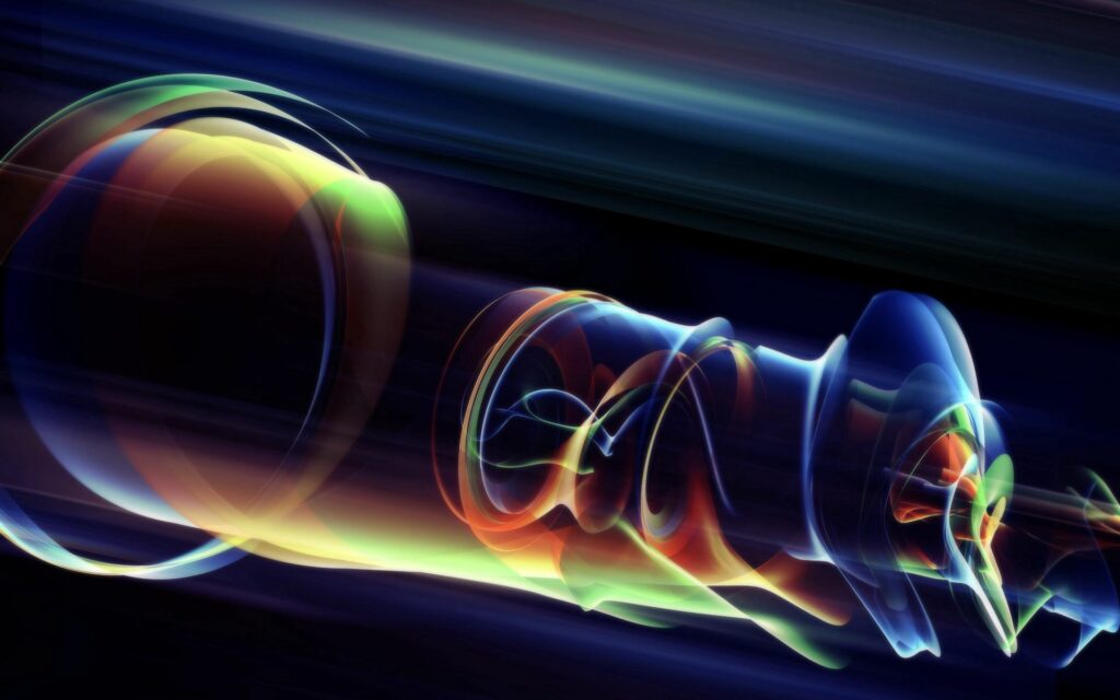 Vibrant Neon Spiral Wallpaper - 1920x1200 Background