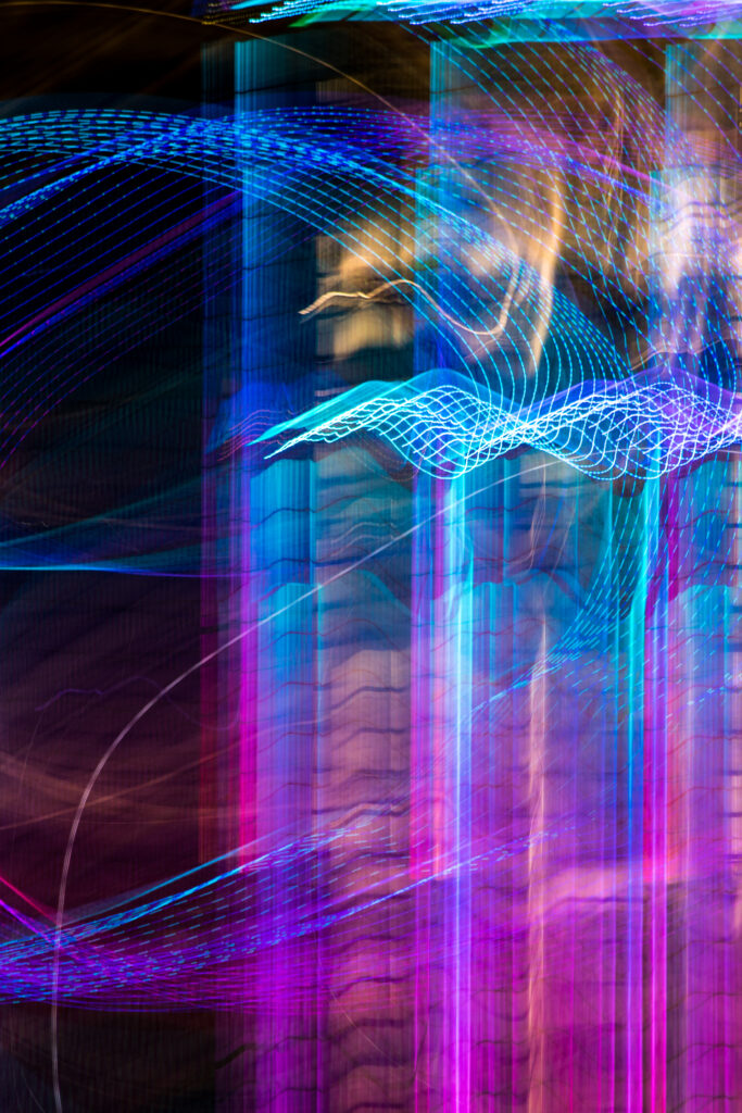 Mesmerizing Neon Spiral Wallpaper: Abstract Futuristic Background