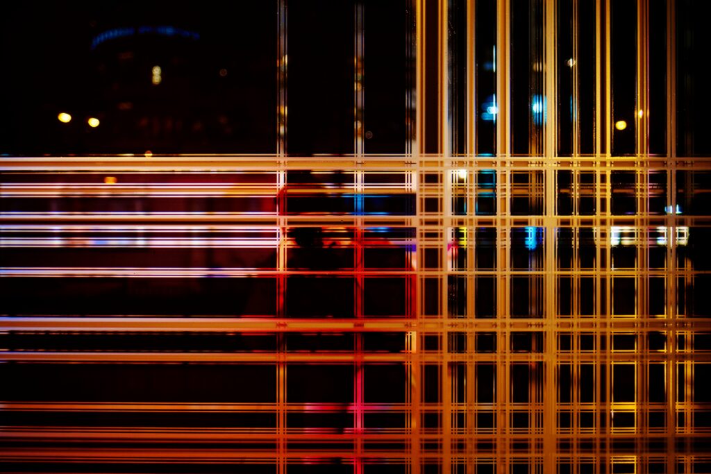 Vibrant Neon Stripes Wallpaper: Modern Abstract Background Design