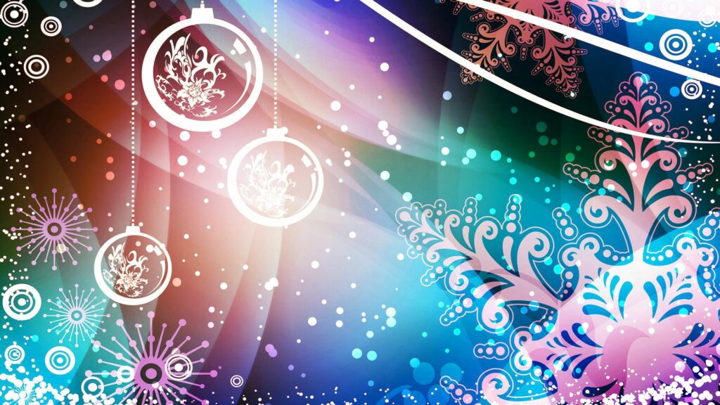 Vibrant New Year Wallpaper - Abstract Design with Colorful Gradients