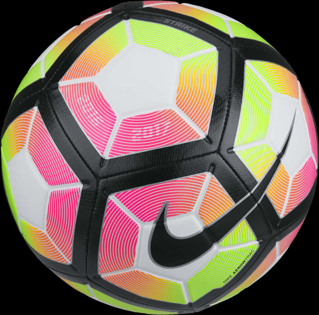 Vibrant Nike Soccer Ball Wallpaper: Neon Design for Fans