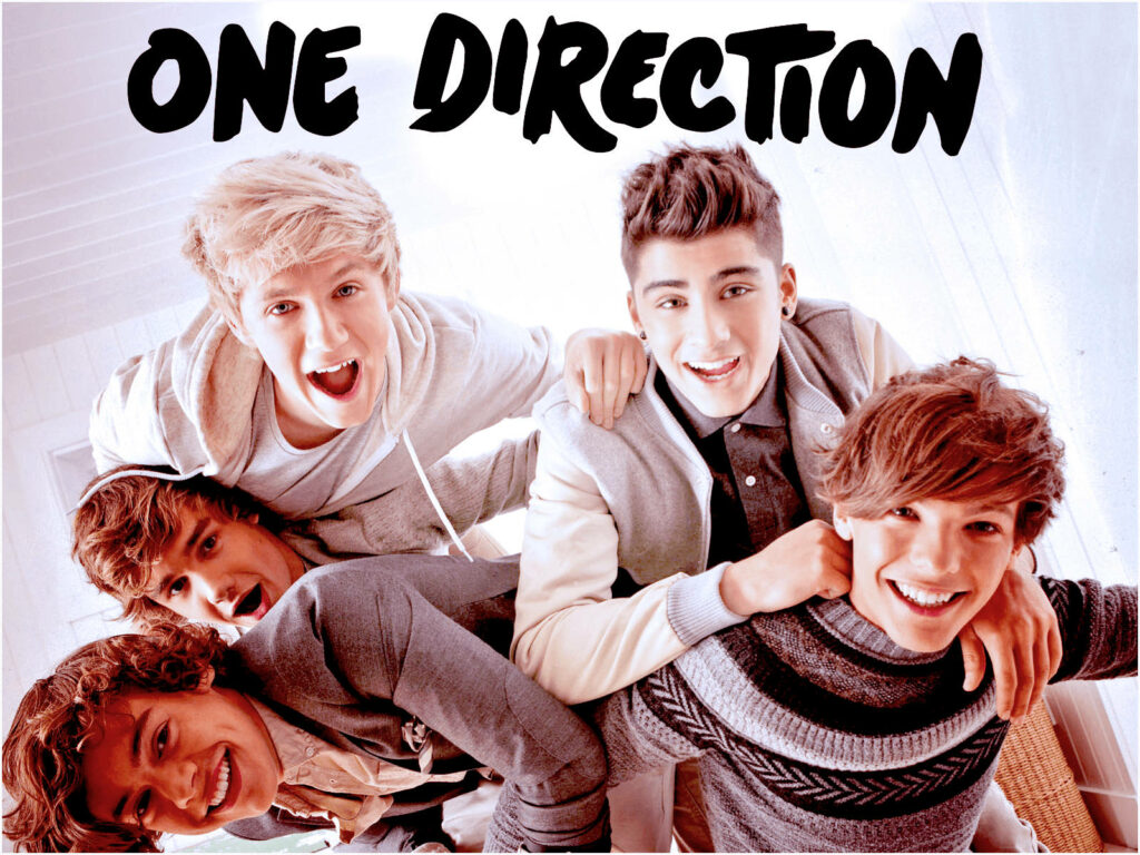 Dynamic English-Irish Boy Band One Direction Radiates Infectious Joy Wallpaper