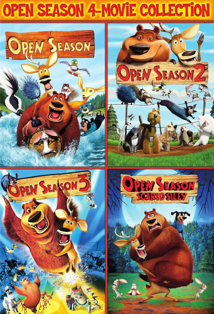 Vibrant Open Season Posters: Colorful Adventure & Family Fun Wallpaper