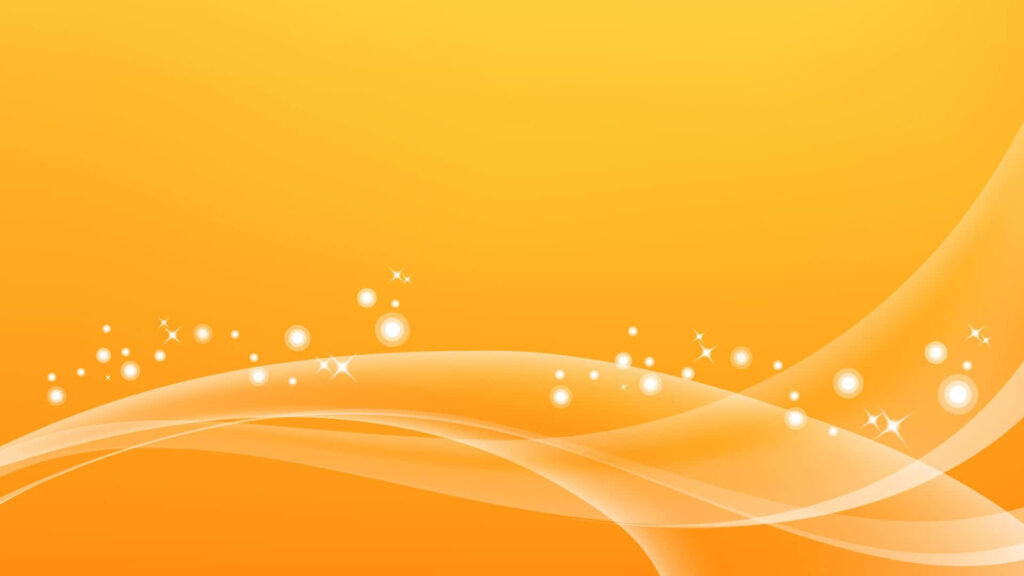 Vibrant Orange Abstract Vector Wallpaper with Flowing Waves