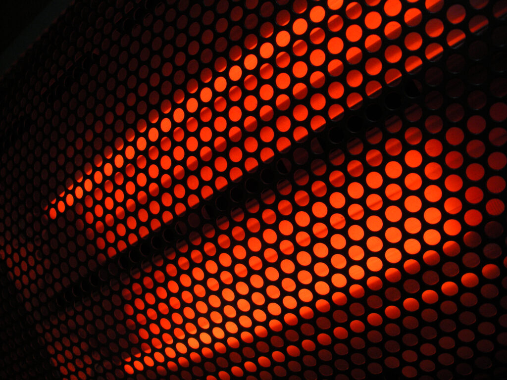 Vibrant Orange Circle Wallpaper - Abstract Heat Design Background