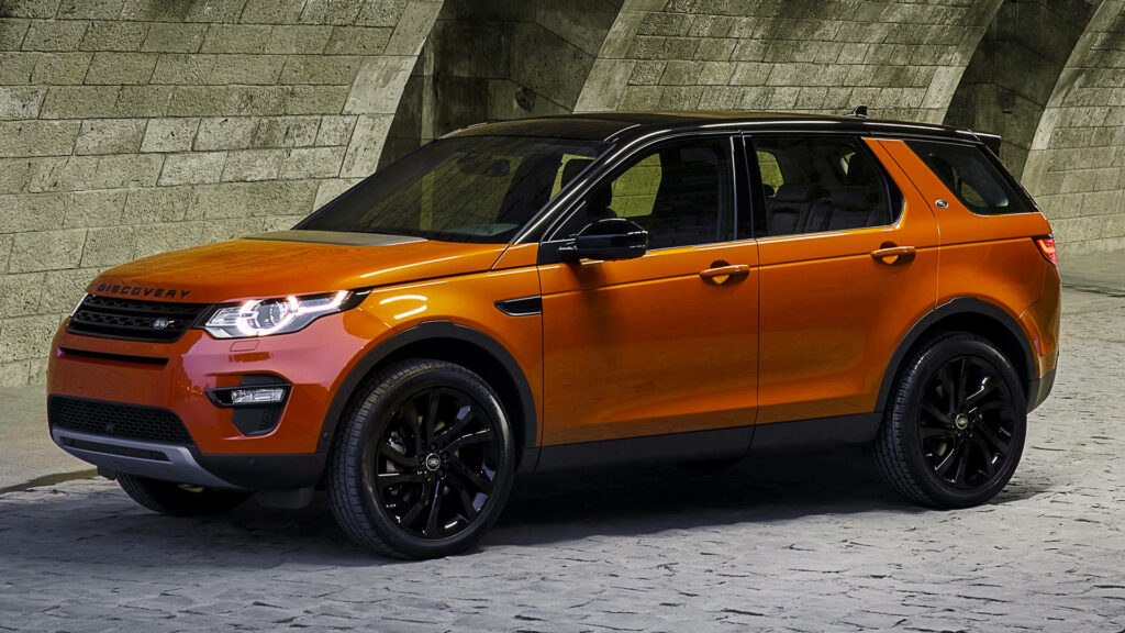 Vibrant Orange Land Rover Wallpaper for Stylish iPhone Aesthetics