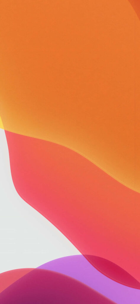 Vibrant Gradient Wallpaper for iOS 13: Energetic Orange, Red, Purple