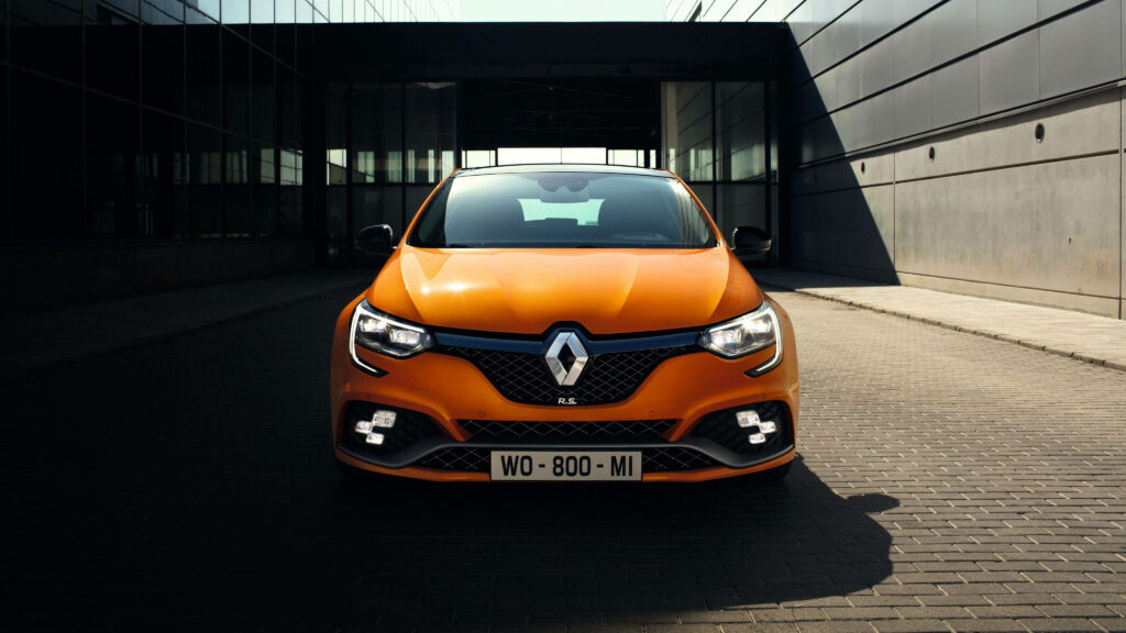 Vibrant Renault Megane R.S. Wallpaper: Sporty Design Background
