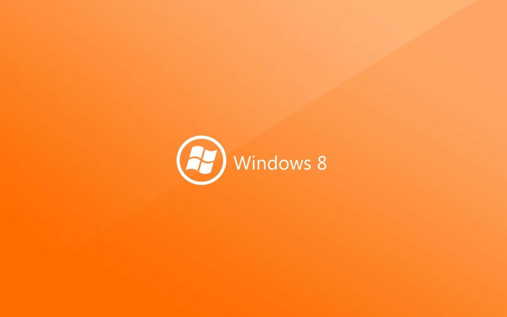 Vibrant Orange: Captivating QHD Background for Microsoft Windows 8 System Wallpaper