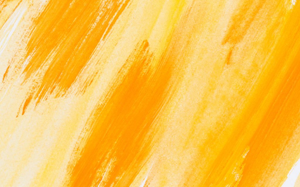 Vibrant orange yellow abstract wallpaper with textured brushstrokes diagonal composition background