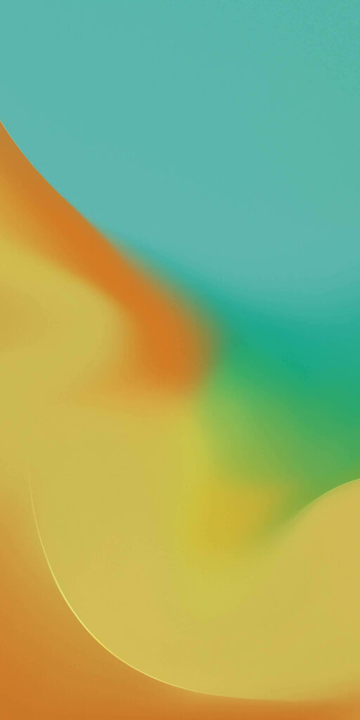 Vibrant Orange and Turquoise Gradient Wallpaper for Oppo A5s