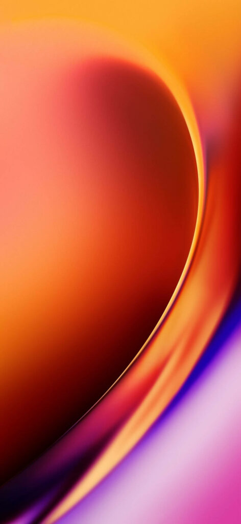 Warm Gradient Wallpaper: Orange to Pink Fluid Design for Devices